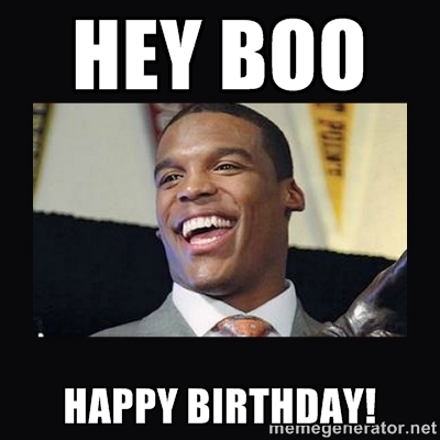 Happy Birthday Cam Newton – Shannon in Kansas&nbsp;City
